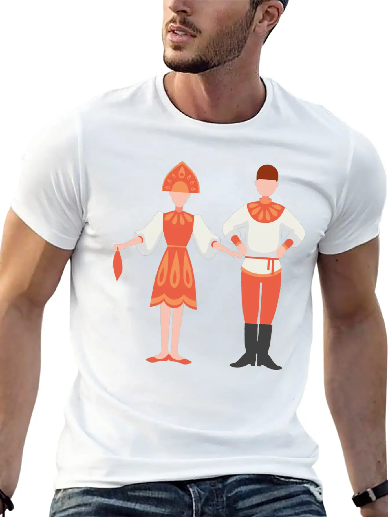 Dancing Couple Classic Cotton Tee – Unisex Comfort For Any Season