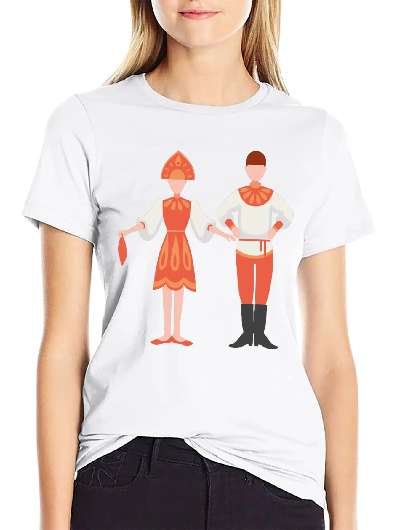 Dancing Couple Classic Cotton Tee – Unisex Comfort For Any Season