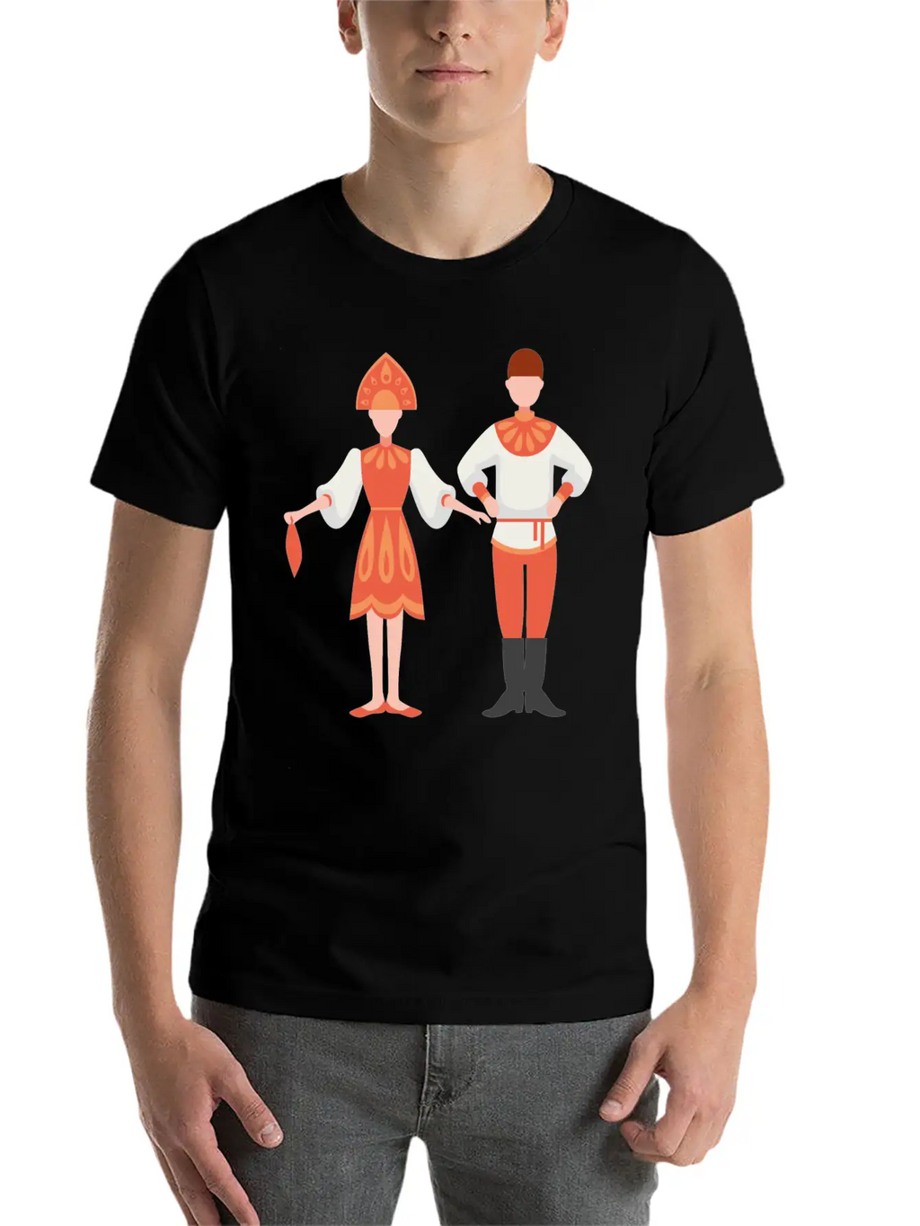 Dancing Couple Classic Cotton Tee – Unisex Comfort For Any Season
