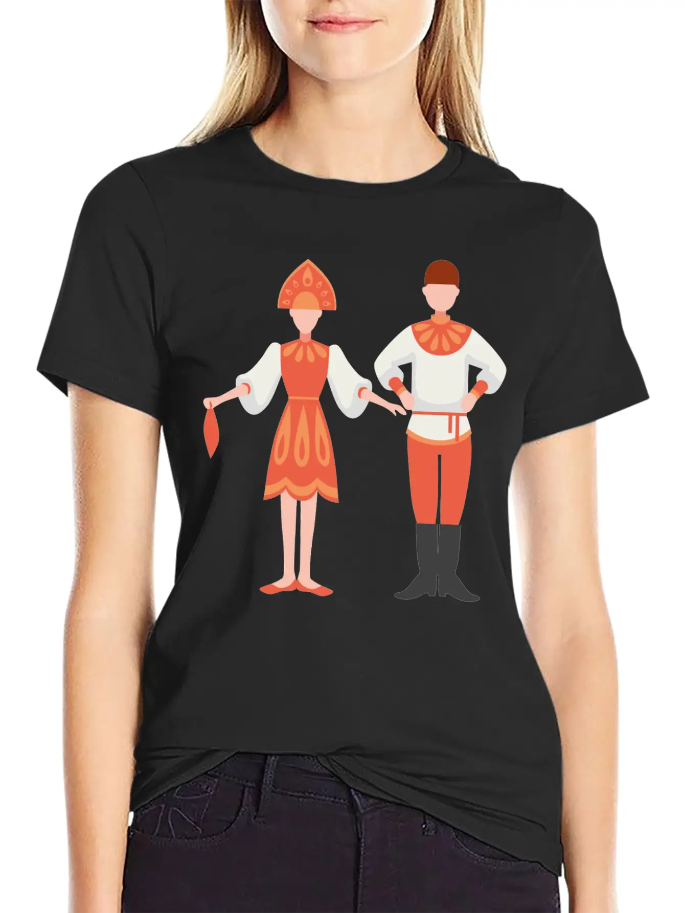 Dancing Couple Classic Cotton Tee – Unisex Comfort For Any Season