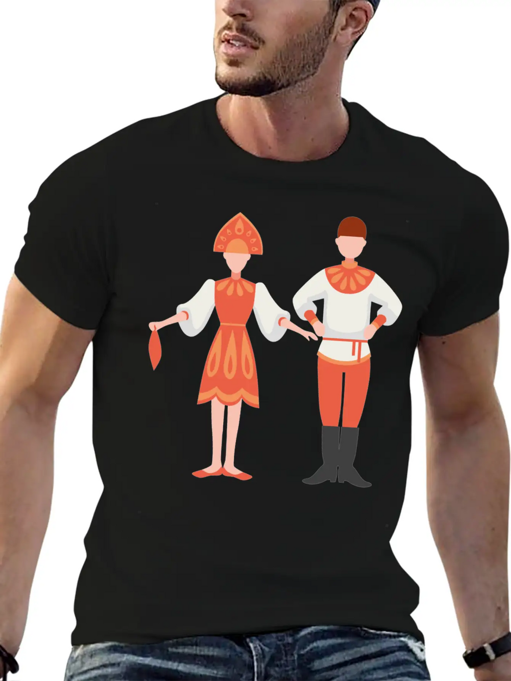 Dancing Couple Classic Cotton Tee – Unisex Comfort For Any Season