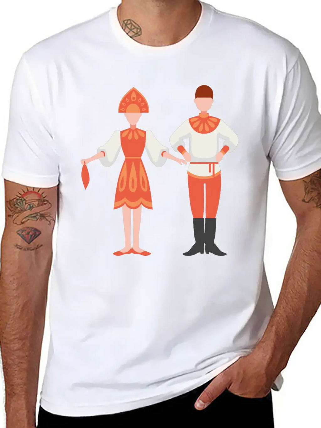 Dancing Couple Classic Cotton Tee – Unisex Comfort For Any Season