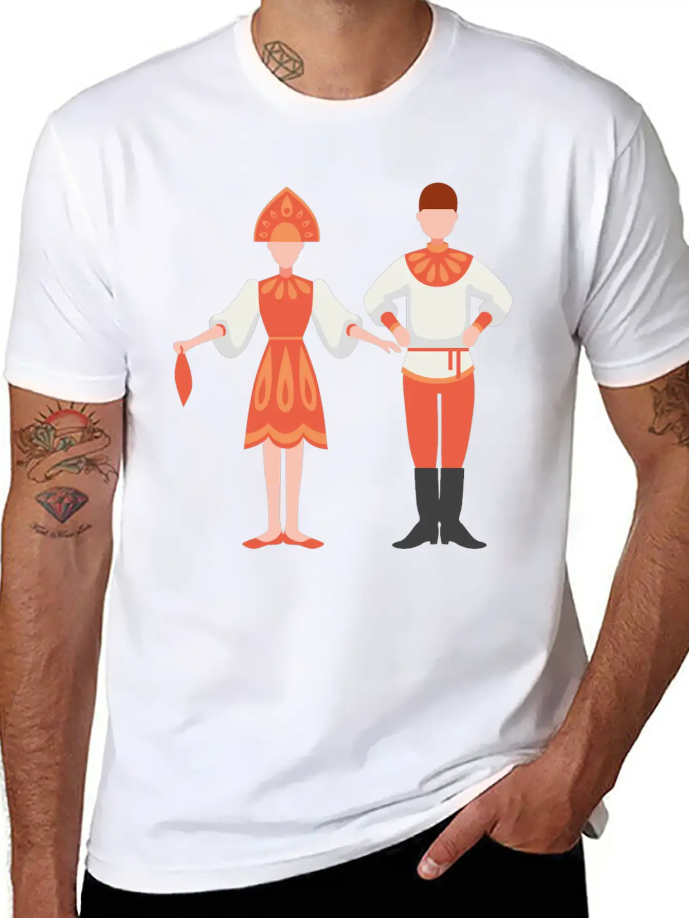 Dancing Couple Classic Cotton Tee – Unisex Comfort For Any Season