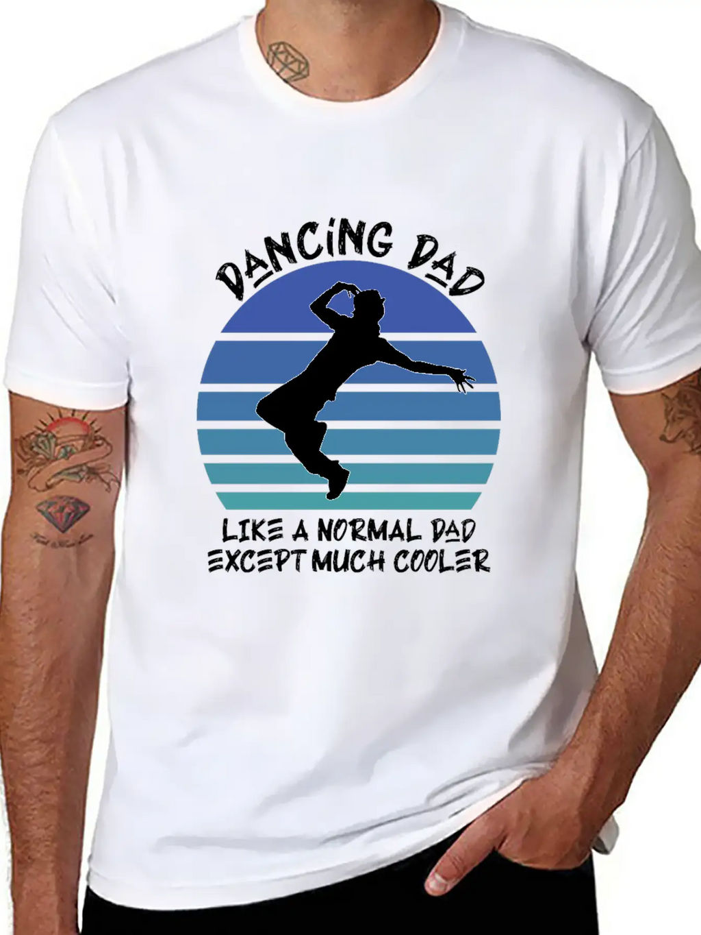 Dancing Dad Timeless Short Sleeve Tee – Comfy And Minimalist Design