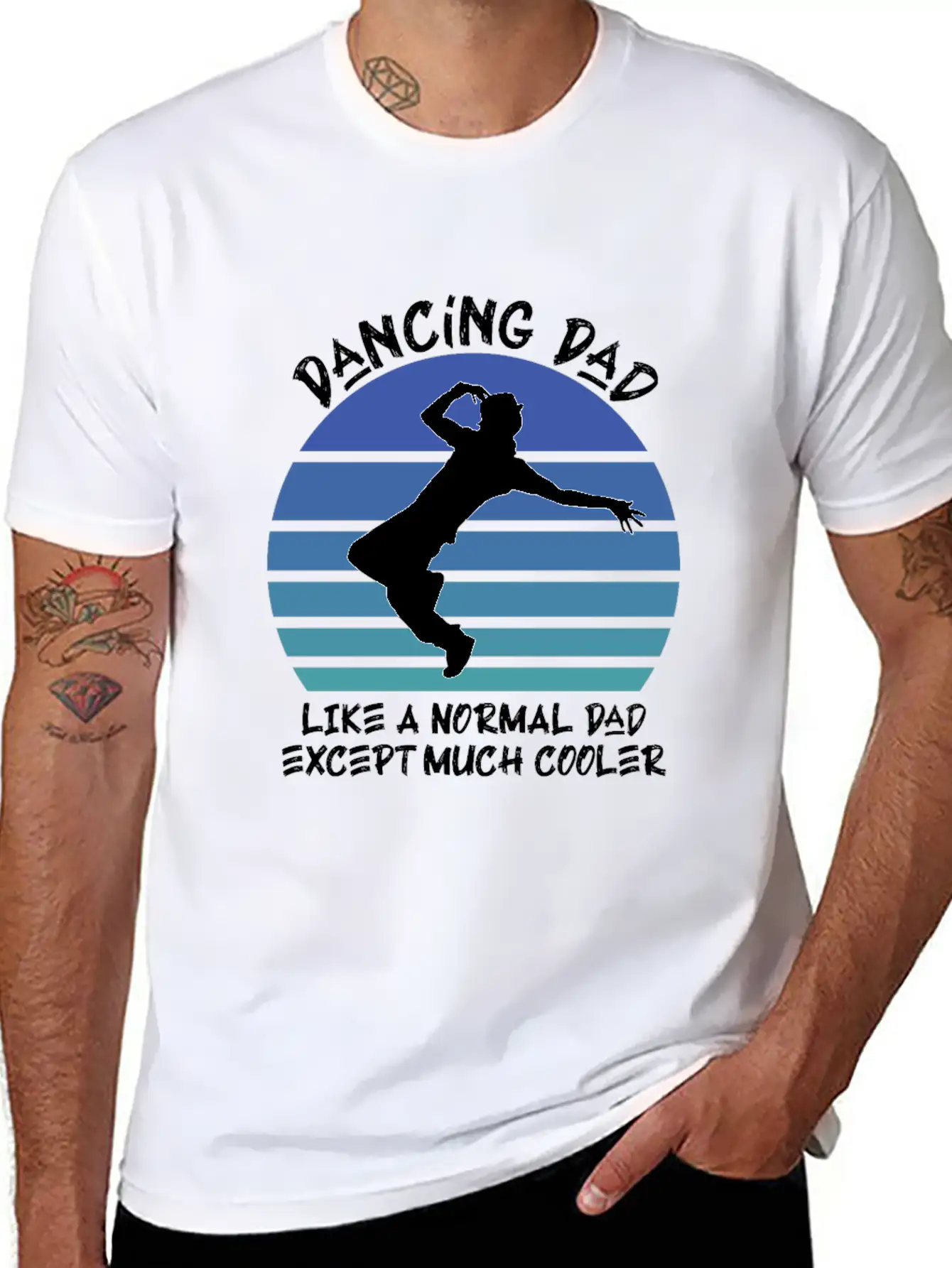 Dancing Dad Timeless Short Sleeve Tee – Comfy And Minimalist Design