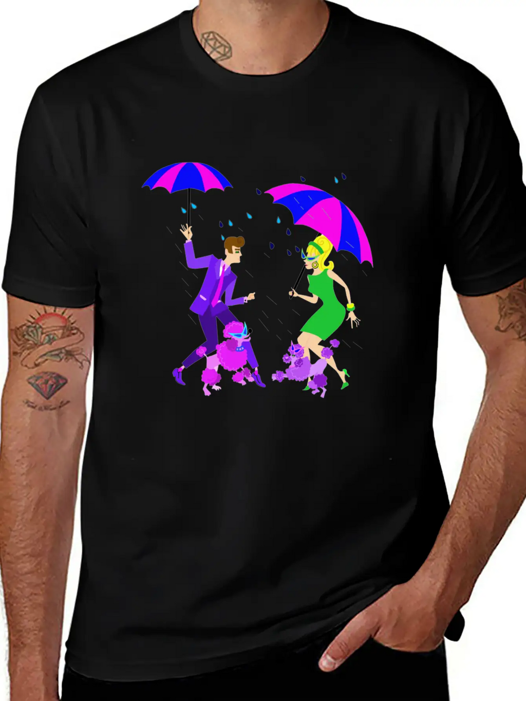 Dancing In The Rain Stylish Everyday T-Shirt – Unisex Basic Cotton Tee