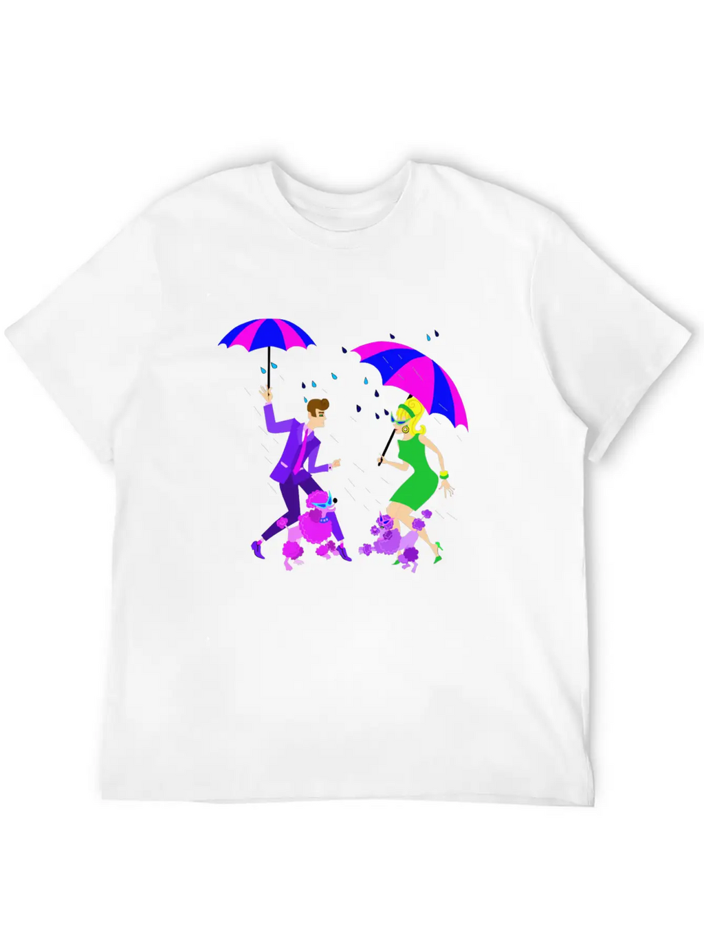 Dancing In The Rain Stylish Everyday T-Shirt – Unisex Basic Cotton Tee
