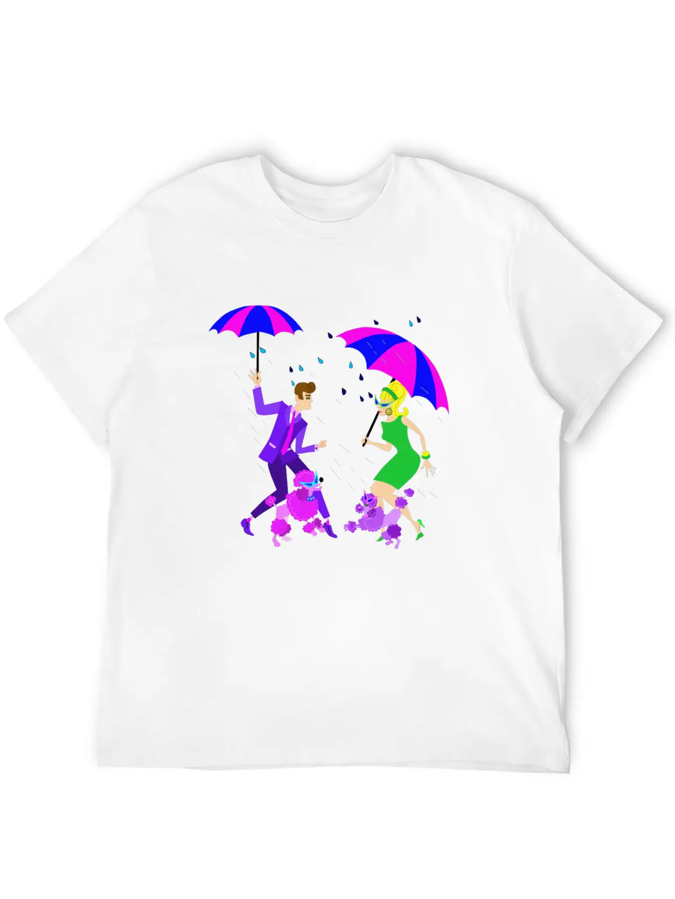 Dancing In The Rain Stylish Everyday T-Shirt – Unisex Basic Cotton Tee