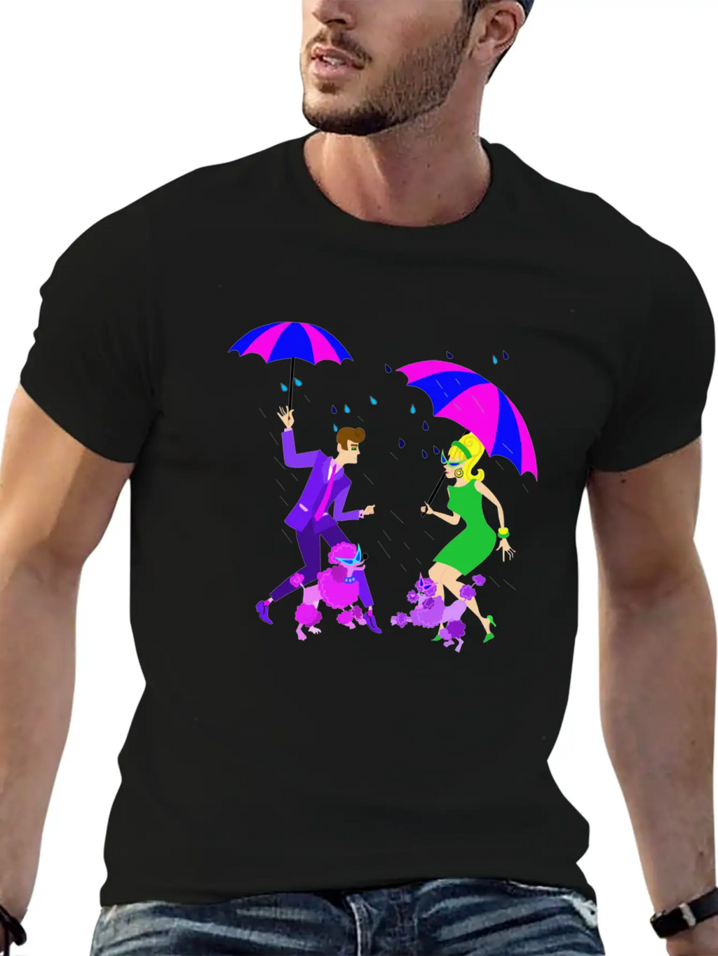 Dancing In The Rain Stylish Everyday T-Shirt – Unisex Basic Cotton Tee