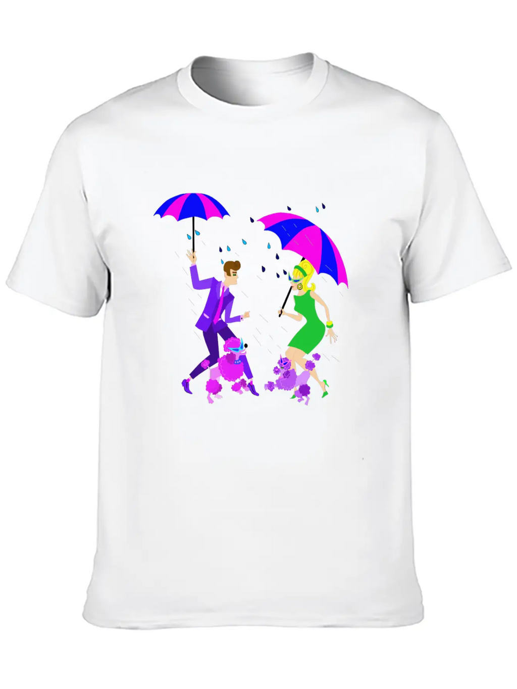 Dancing In The Rain Stylish Everyday T-Shirt – Unisex Basic Cotton Tee