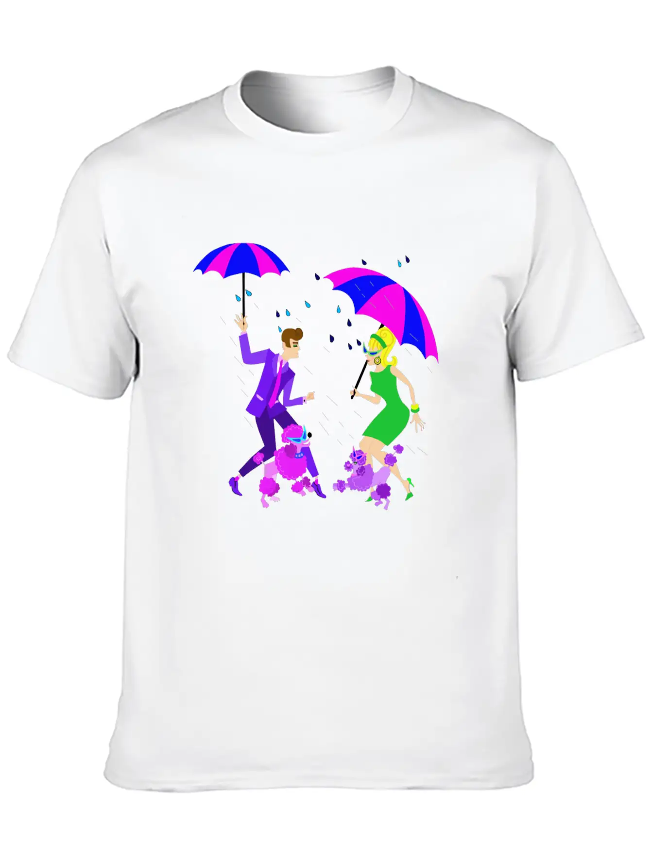 Dancing In The Rain Stylish Everyday T-Shirt – Unisex Basic Cotton Tee