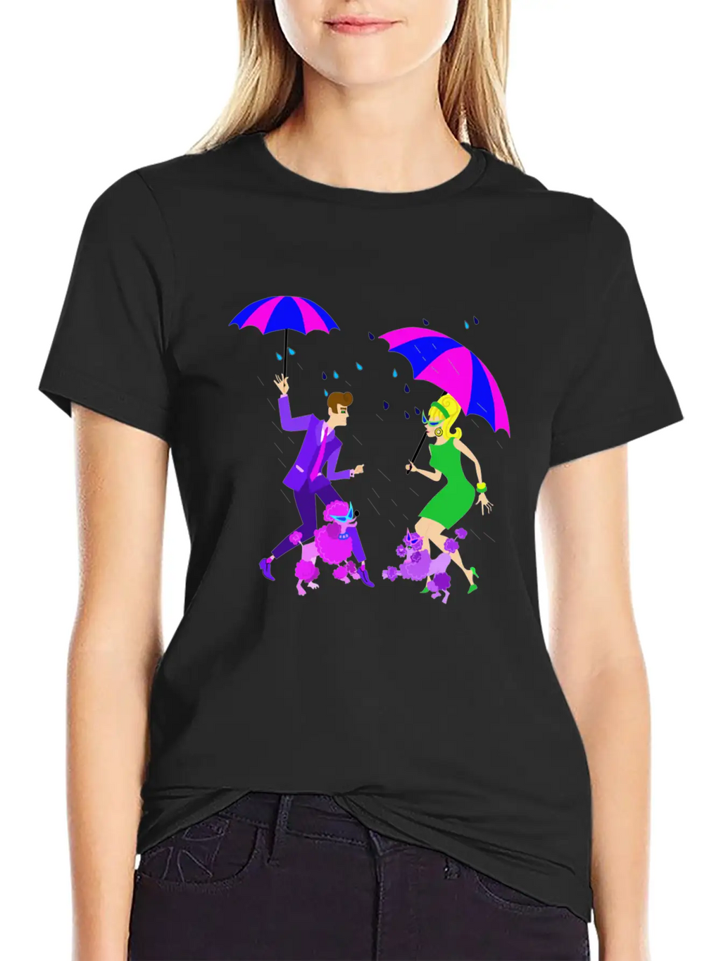 Dancing In The Rain Stylish Everyday T-Shirt – Unisex Basic Cotton Tee