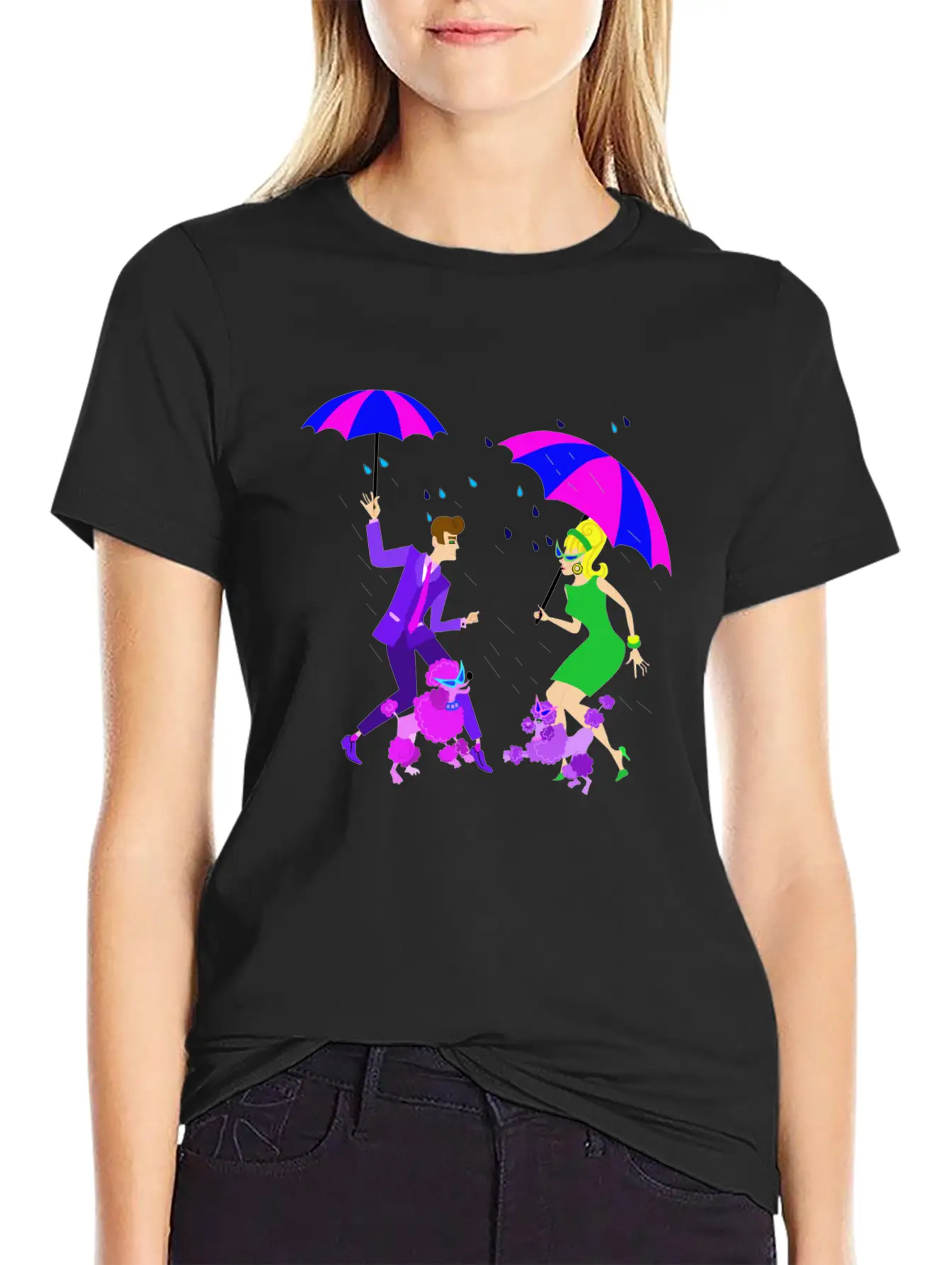 Dancing In The Rain Stylish Everyday T-Shirt – Unisex Basic Cotton Tee