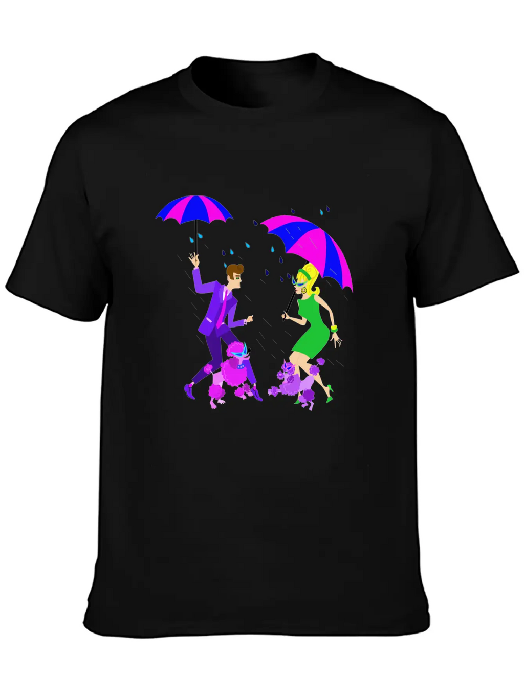 Dancing In The Rain Stylish Everyday T-Shirt – Unisex Basic Cotton Tee