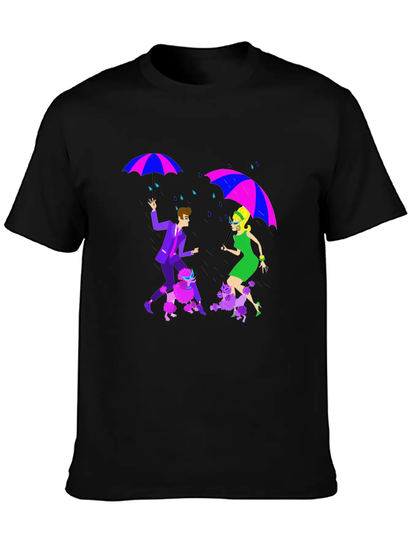 Dancing In The Rain Stylish Everyday T-Shirt – Unisex Basic Cotton Tee