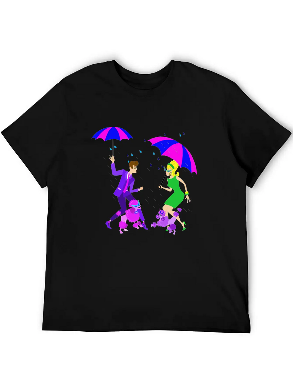 Dancing In The Rain Stylish Everyday T-Shirt – Unisex Basic Cotton Tee