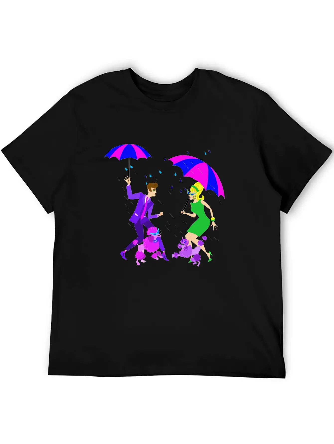 Dancing In The Rain Stylish Everyday T-Shirt – Unisex Basic Cotton Tee