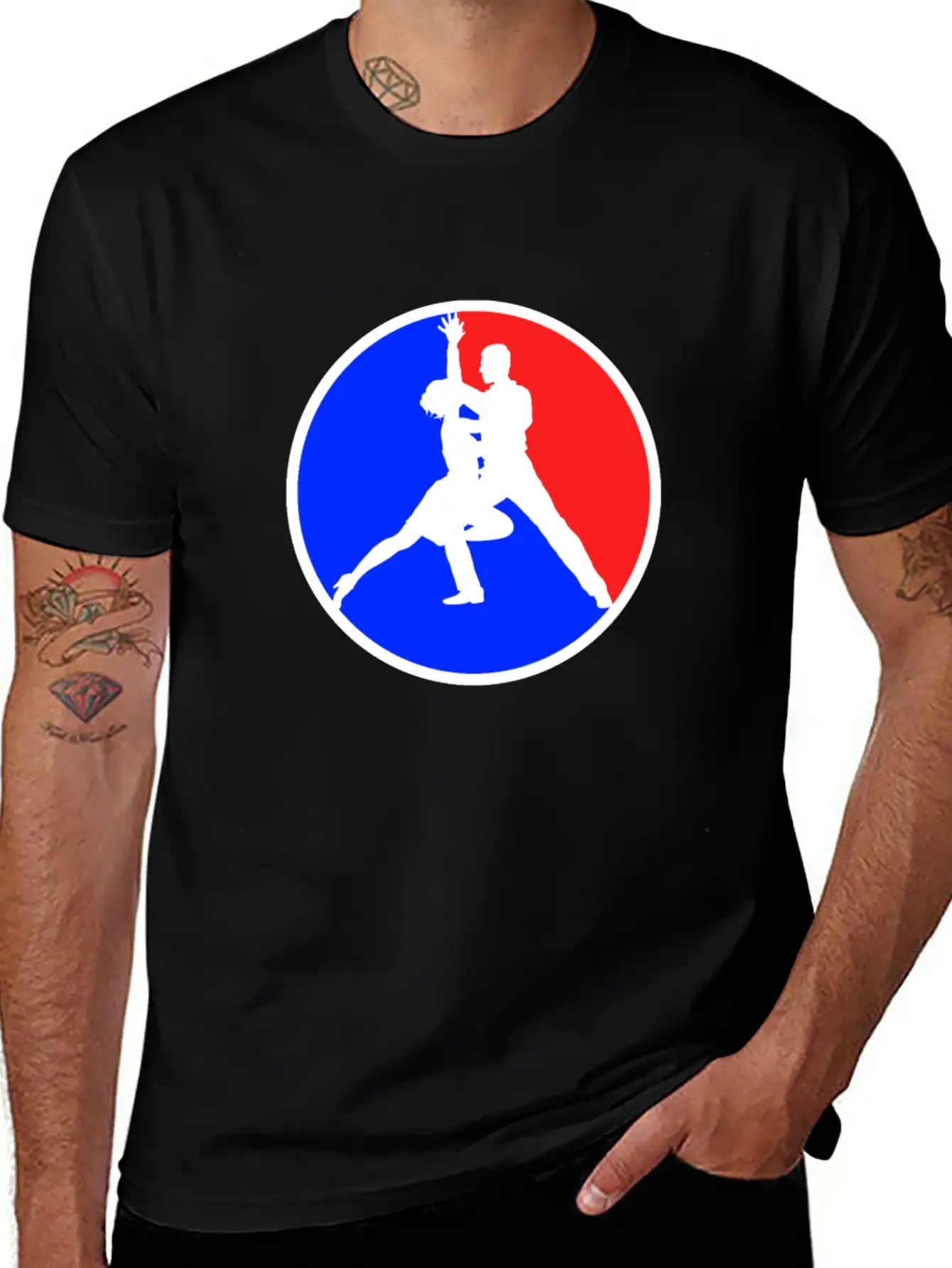 Dancing Logo Stylish Everyday T-Shirt – Unisex Basic Cotton Tee