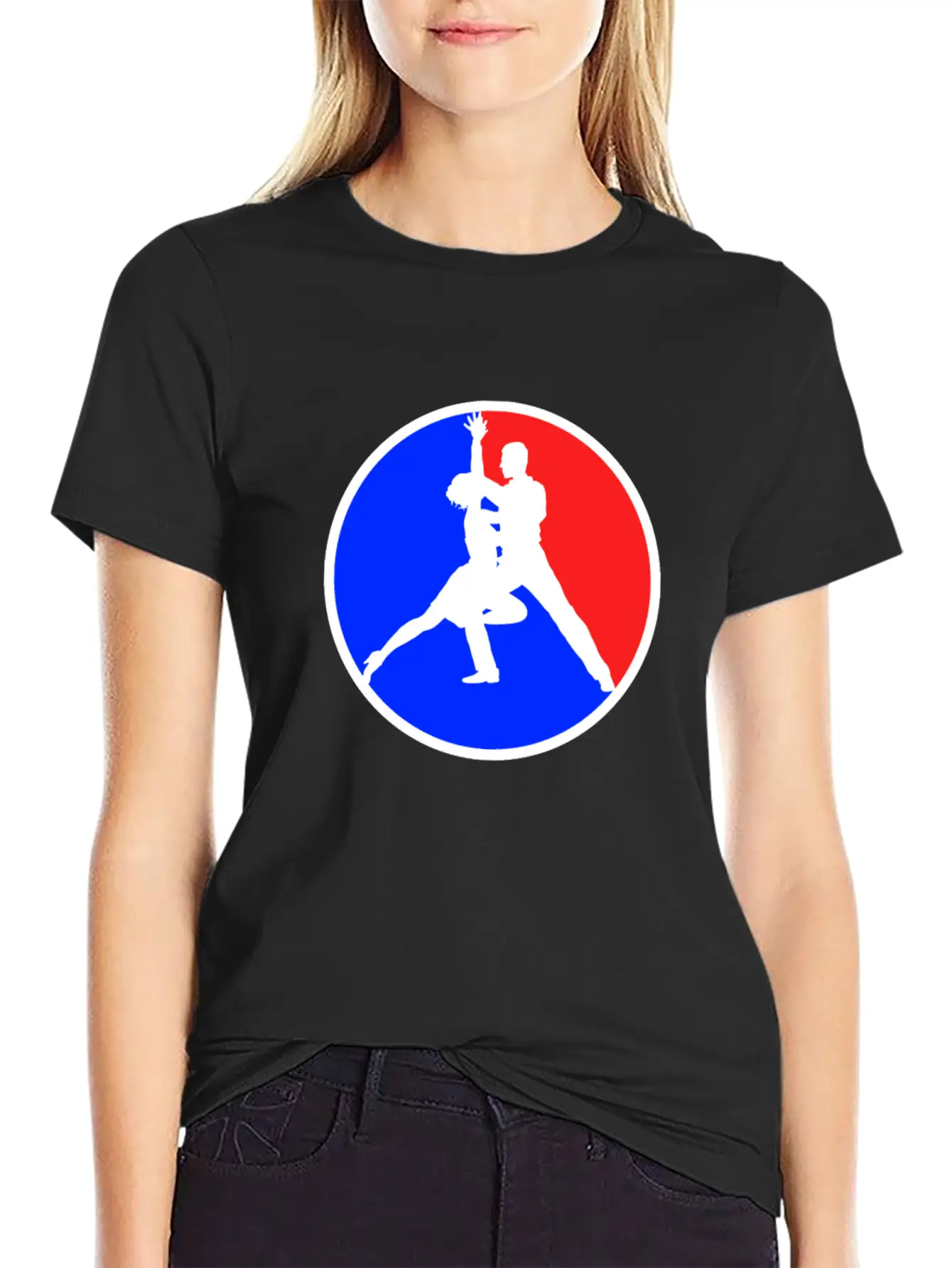 Dancing Logo Stylish Everyday T-Shirt – Unisex Basic Cotton Tee