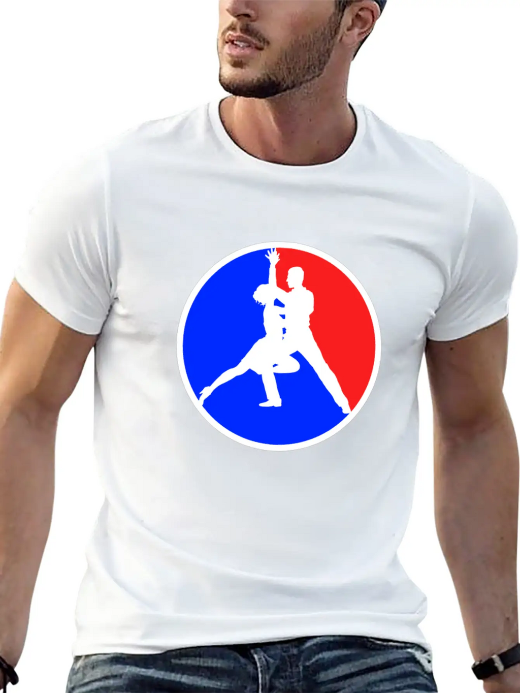 Dancing Logo Stylish Everyday T-Shirt – Unisex Basic Cotton Tee
