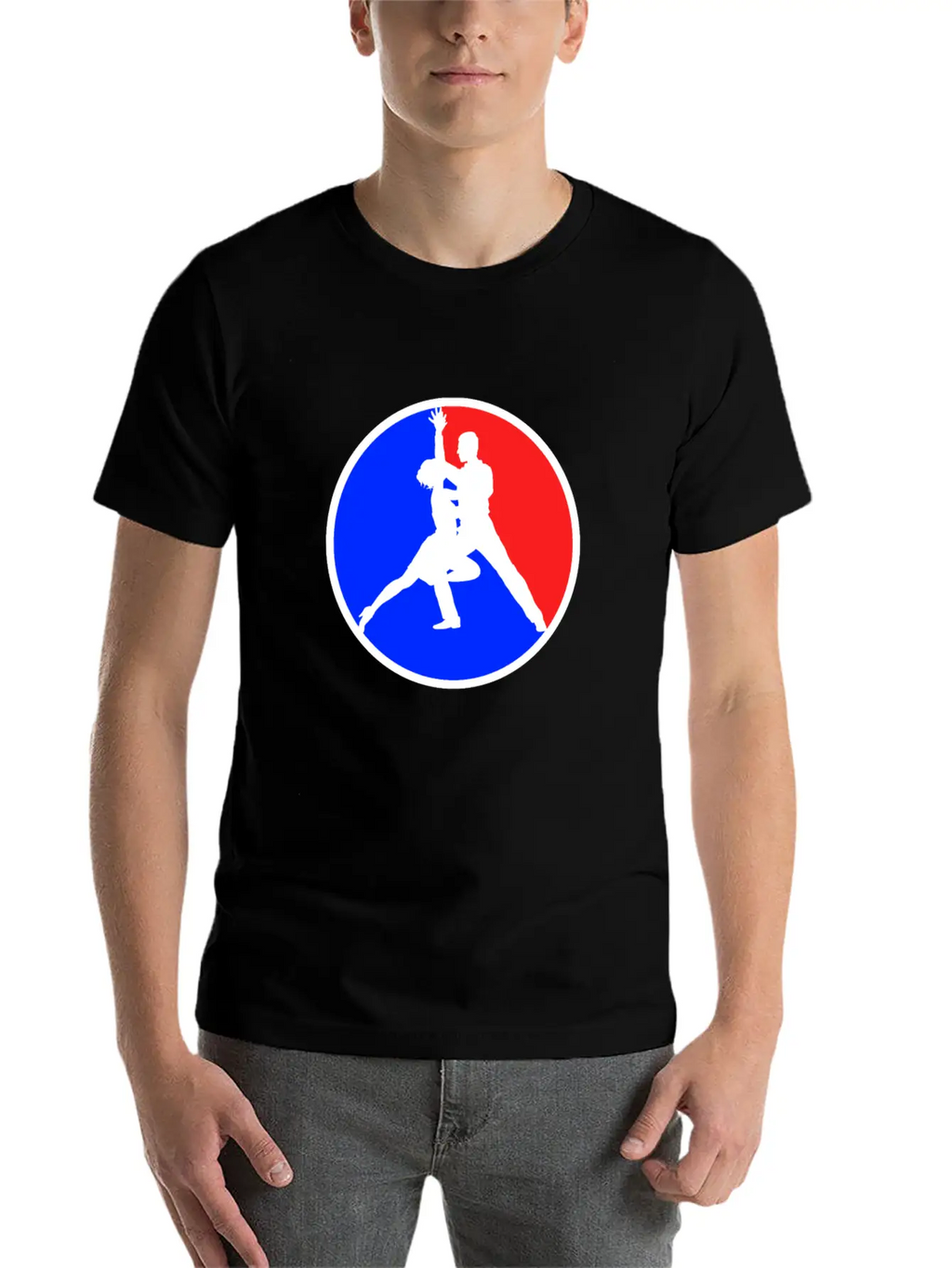 Dancing Logo Stylish Everyday T-Shirt – Unisex Basic Cotton Tee