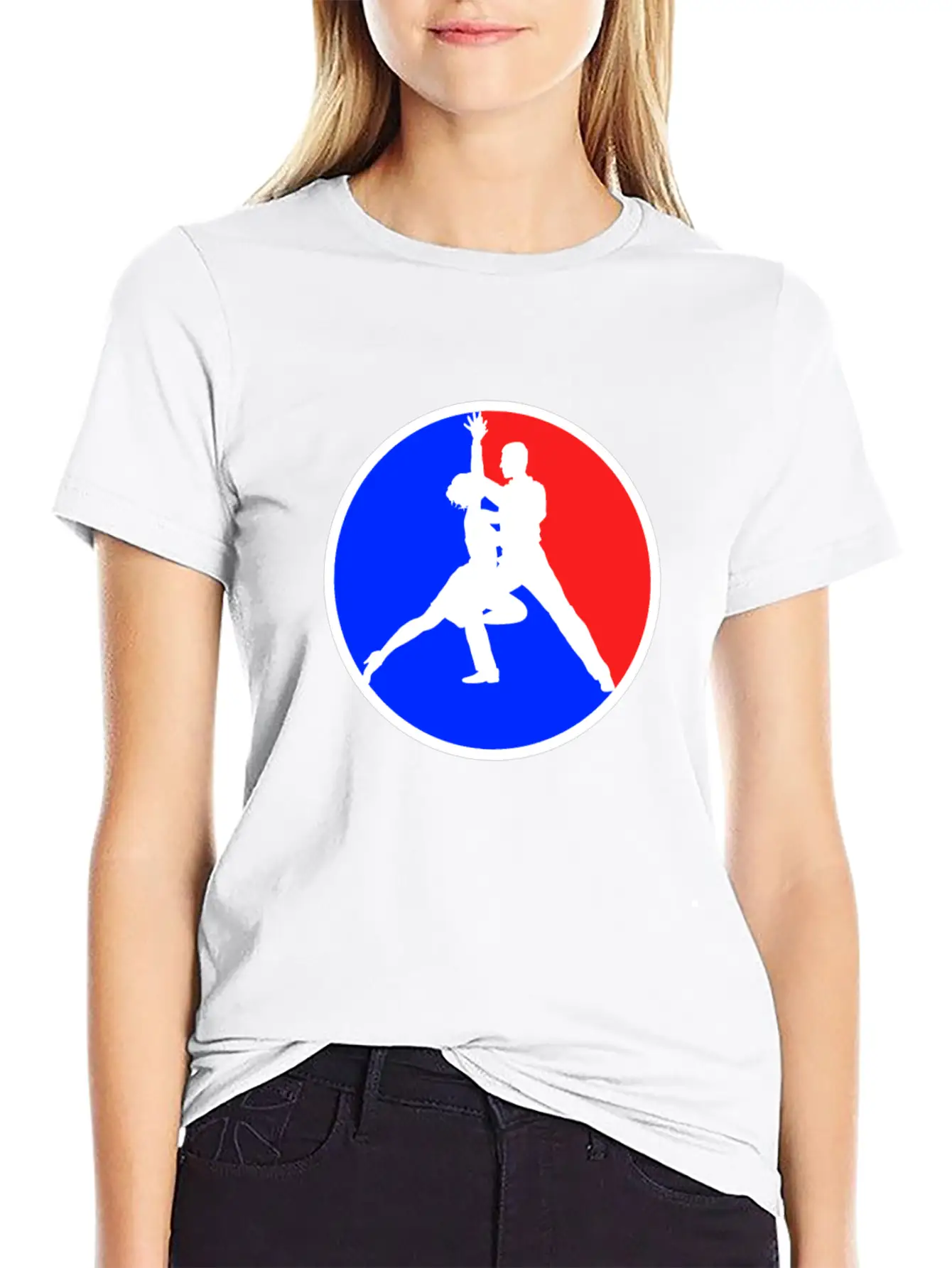 Dancing Logo Stylish Everyday T-Shirt – Unisex Basic Cotton Tee