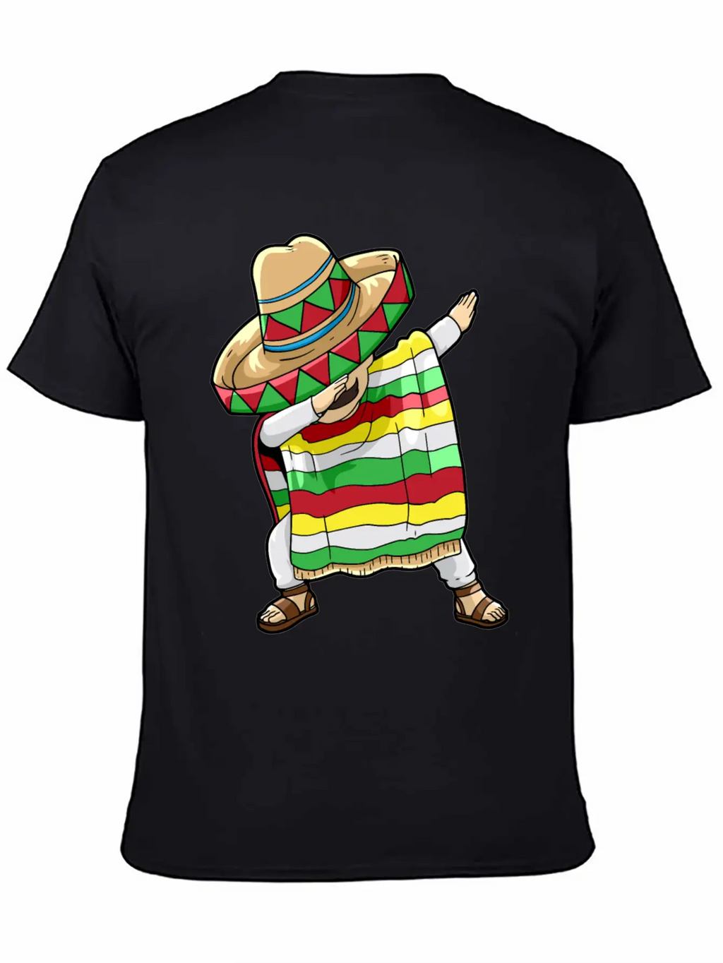 Dancing Mexican Breathable Soft Cotton T-Shirt – Timeless Casual Look