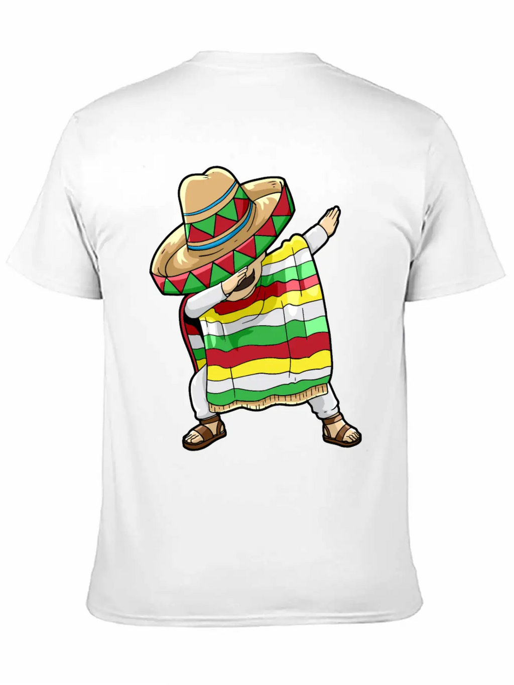 Dancing Mexican Breathable Soft Cotton T-Shirt – Timeless Casual Look