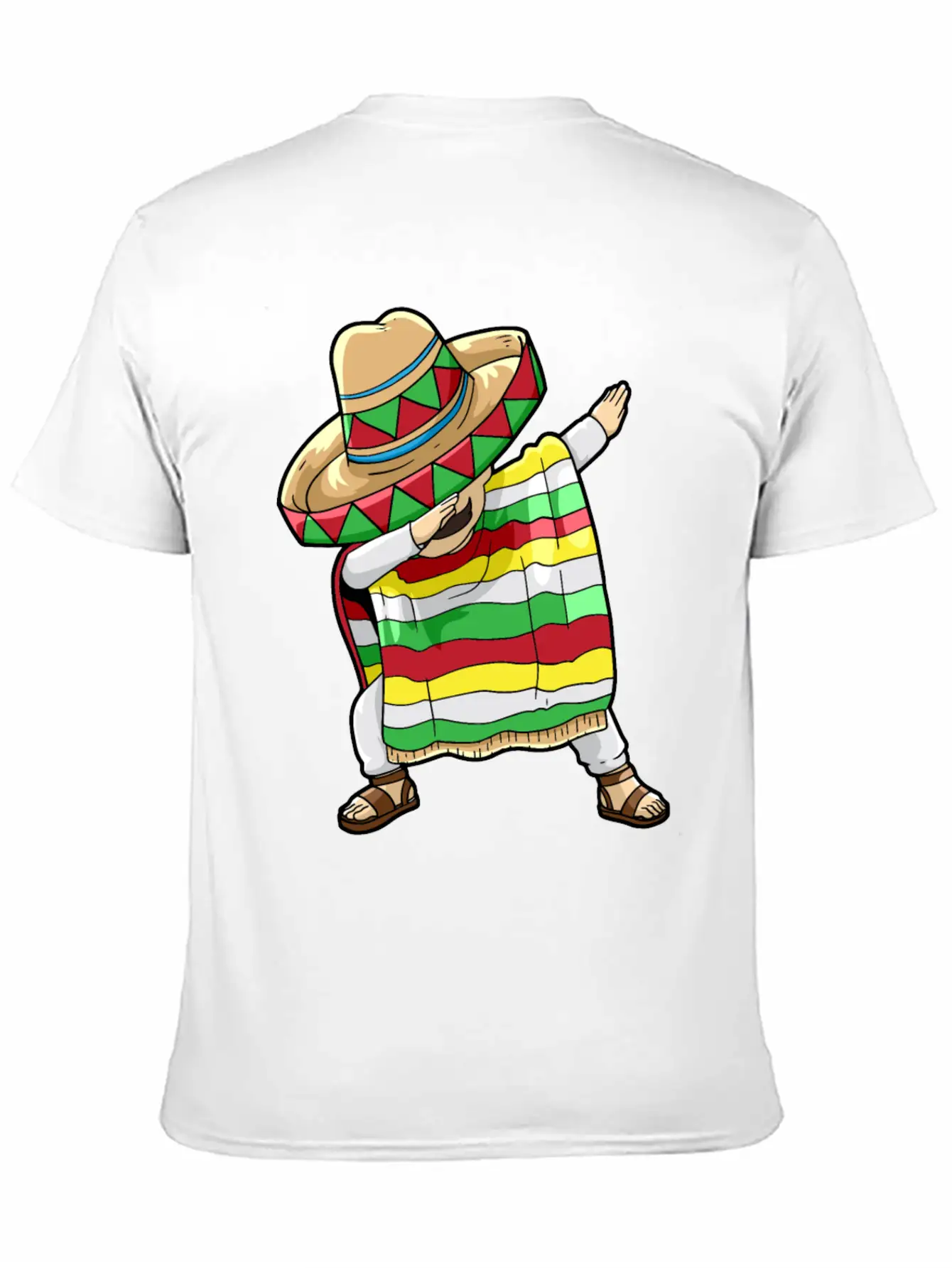 Dancing Mexican Breathable Soft Cotton T-Shirt – Timeless Casual Look