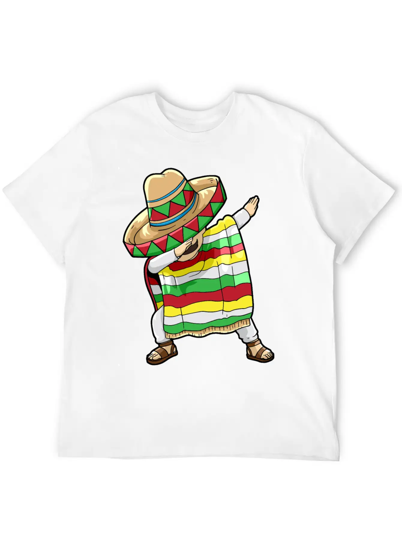 Dancing Mexican Breathable Soft Cotton T-Shirt – Timeless Casual Look