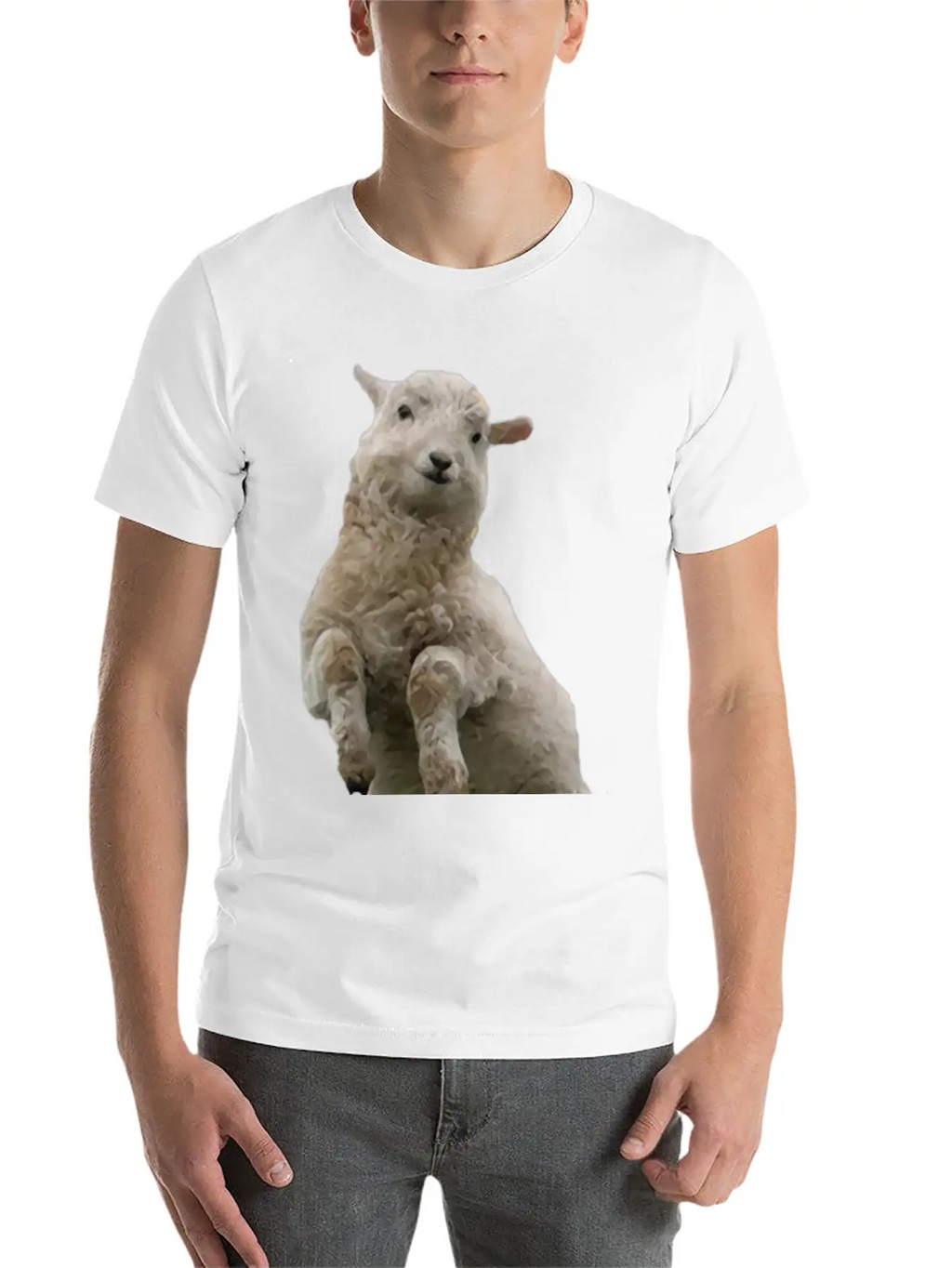 Dancing Sheep Classic Cotton Tee – Unisex Comfort For Any Season