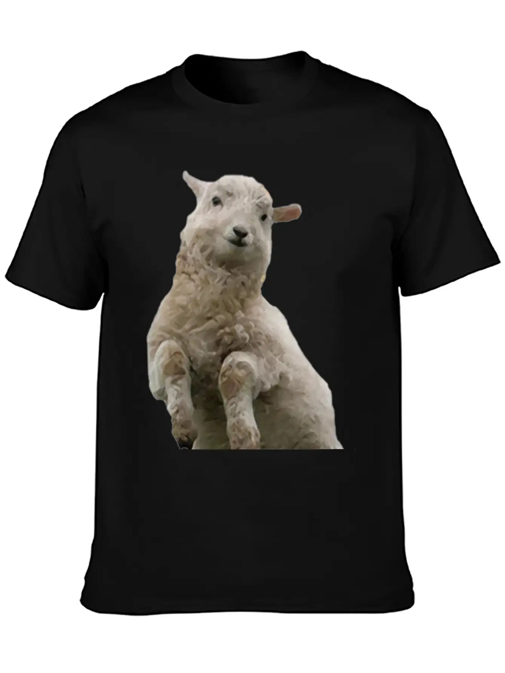 Dancing Sheep Classic Cotton Tee – Unisex Comfort For Any Season