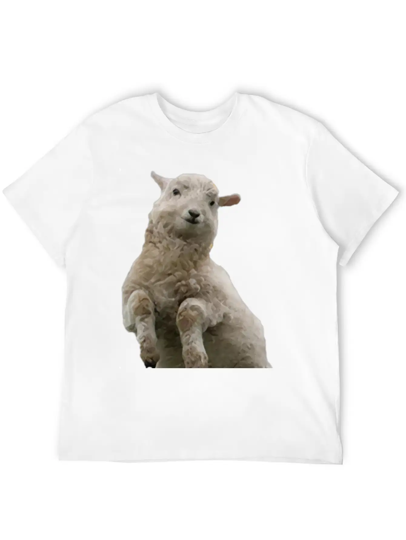 Dancing Sheep Classic Cotton Tee – Unisex Comfort For Any Season