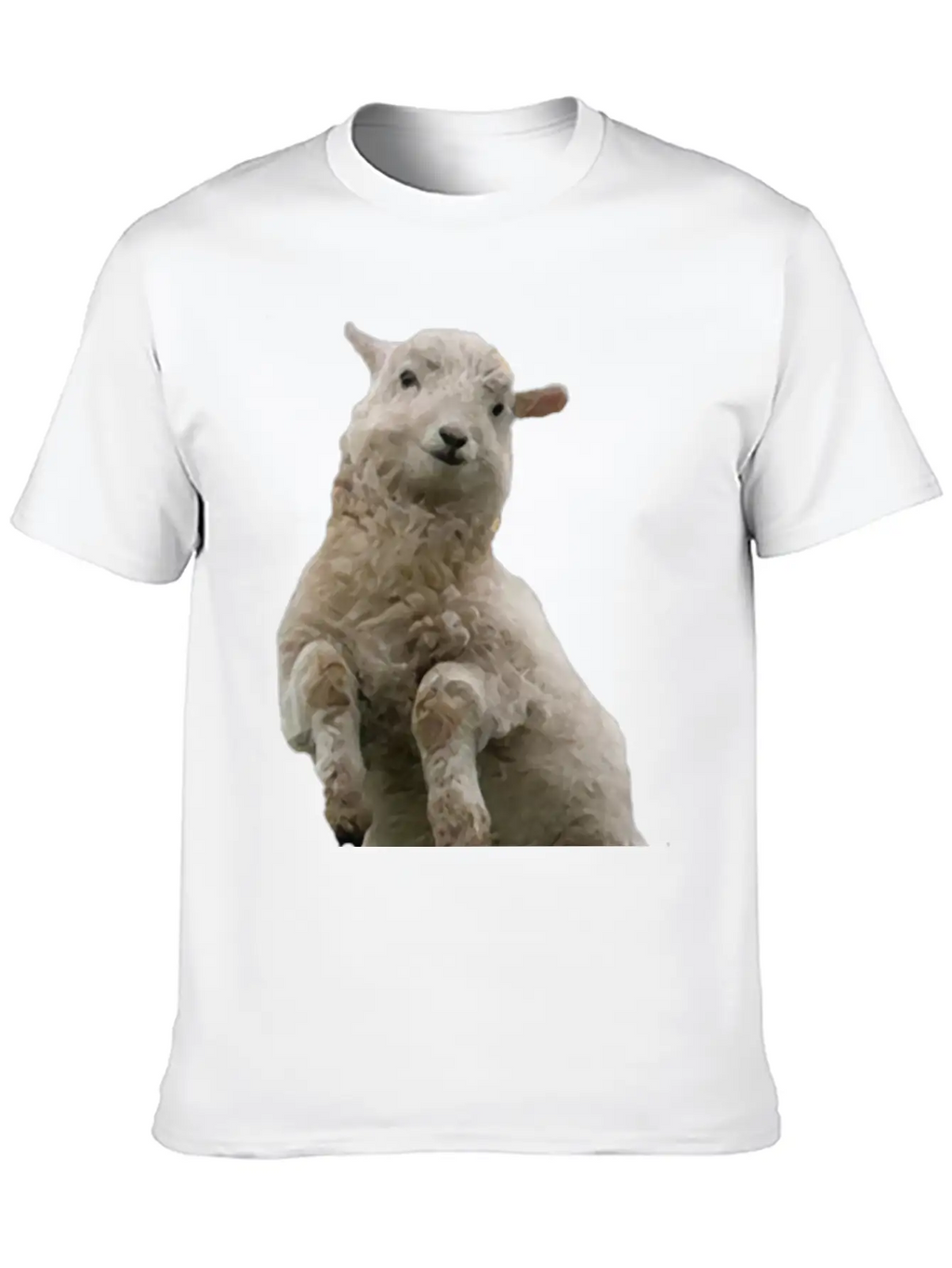 Dancing Sheep Classic Cotton Tee – Unisex Comfort For Any Season