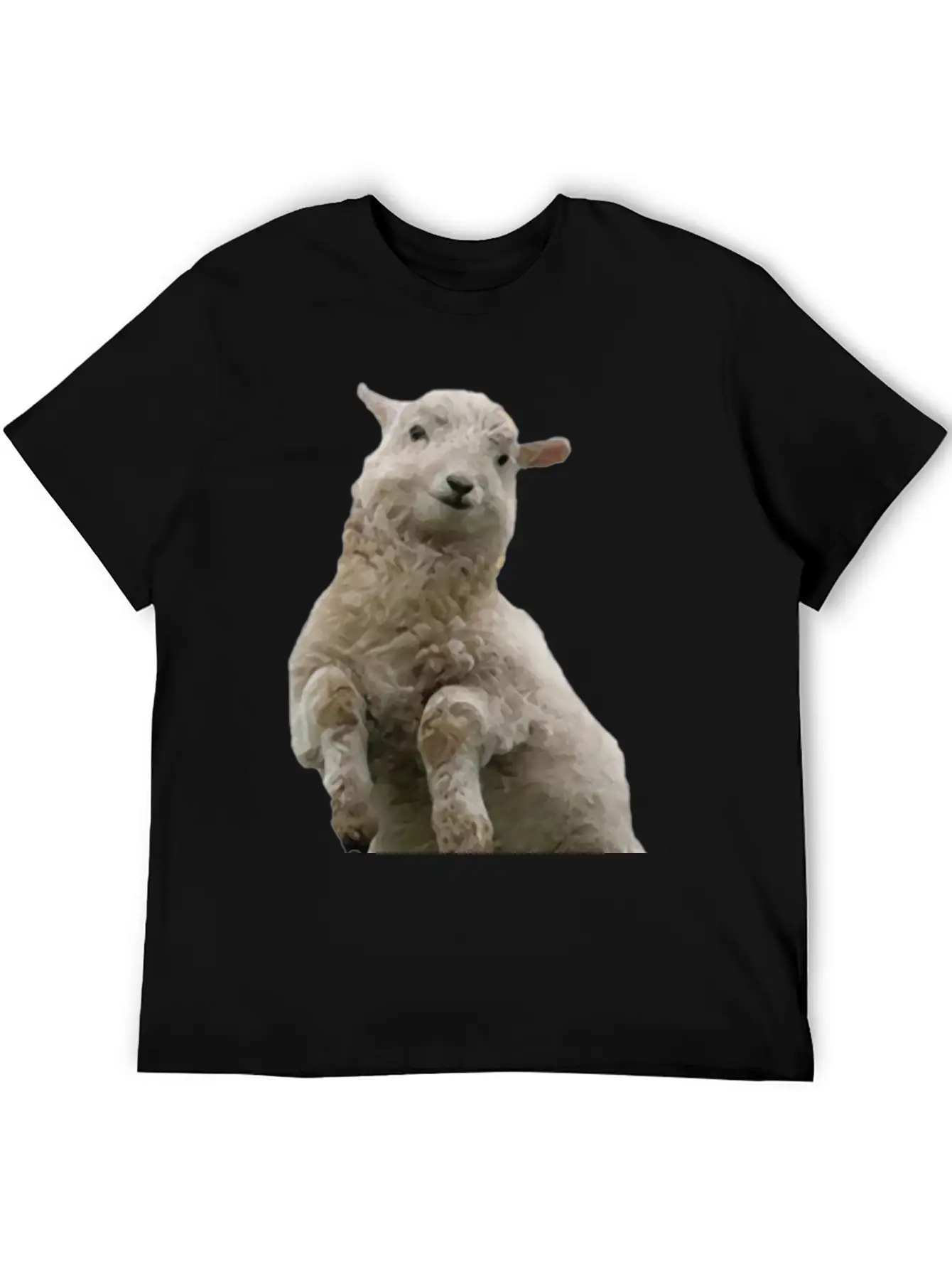 Dancing Sheep Classic Cotton Tee – Unisex Comfort For Any Season