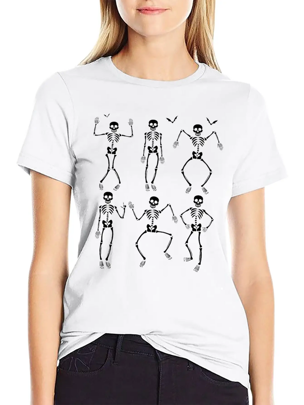 Dancing Skeletons Dance Challenge T Shirt Classic Cotton Tee – Unisex Comfort For Any Season