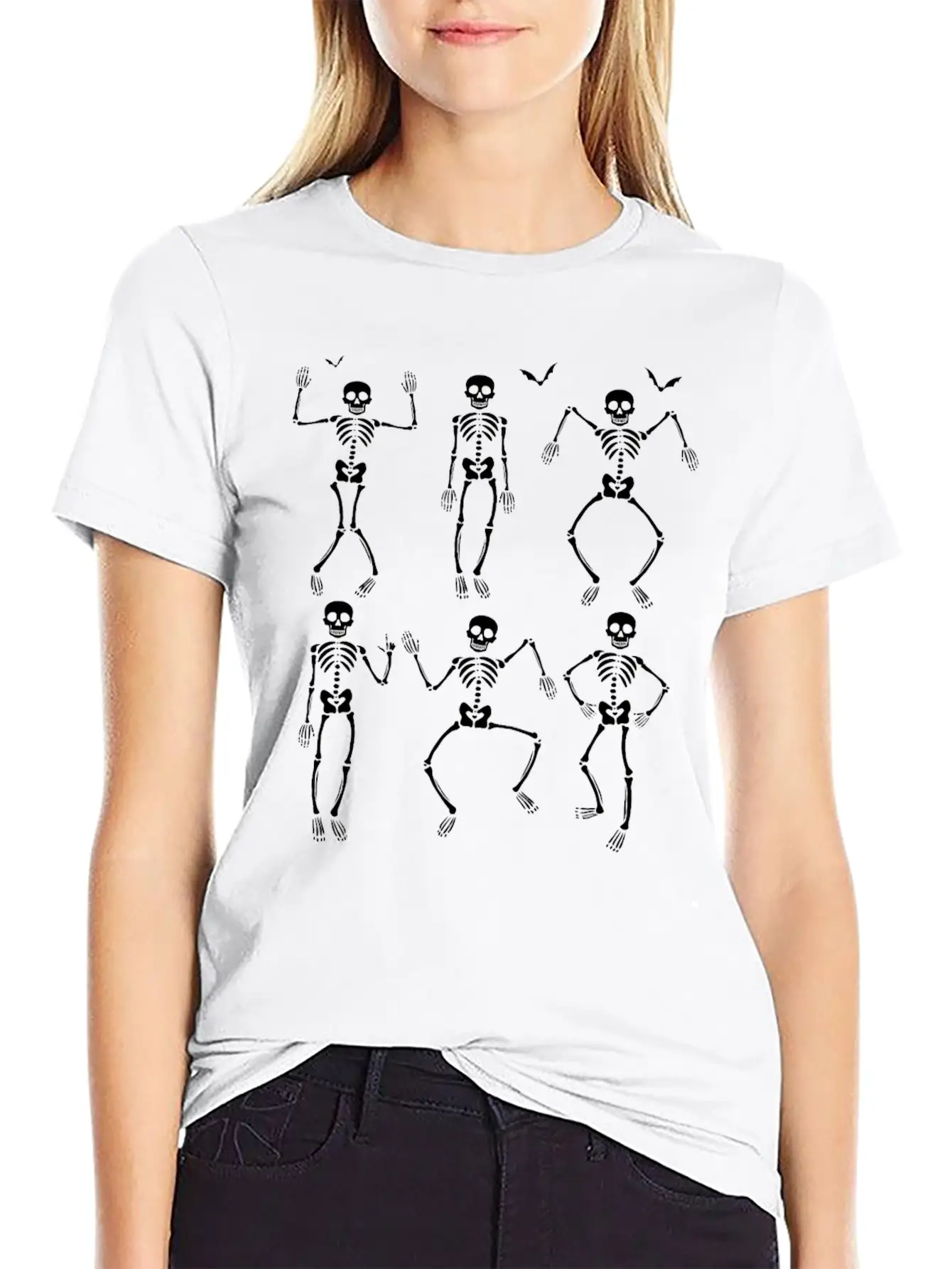 Dancing Skeletons Dance Challenge T Shirt Classic Cotton Tee – Unisex Comfort For Any Season
