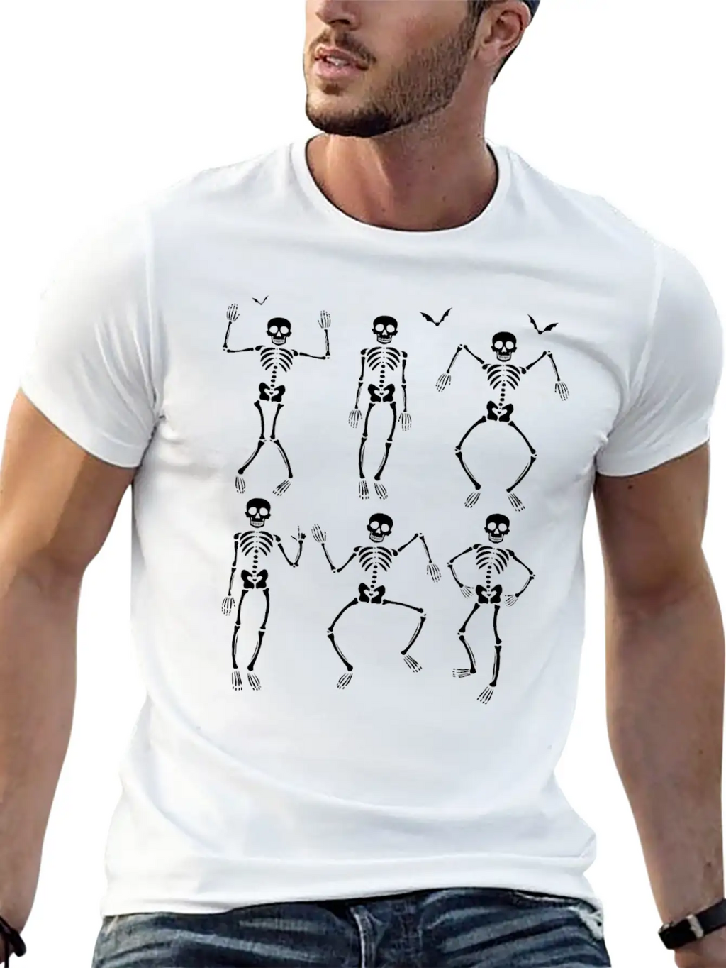 Dancing Skeletons Dance Challenge T Shirt Classic Cotton Tee – Unisex Comfort For Any Season
