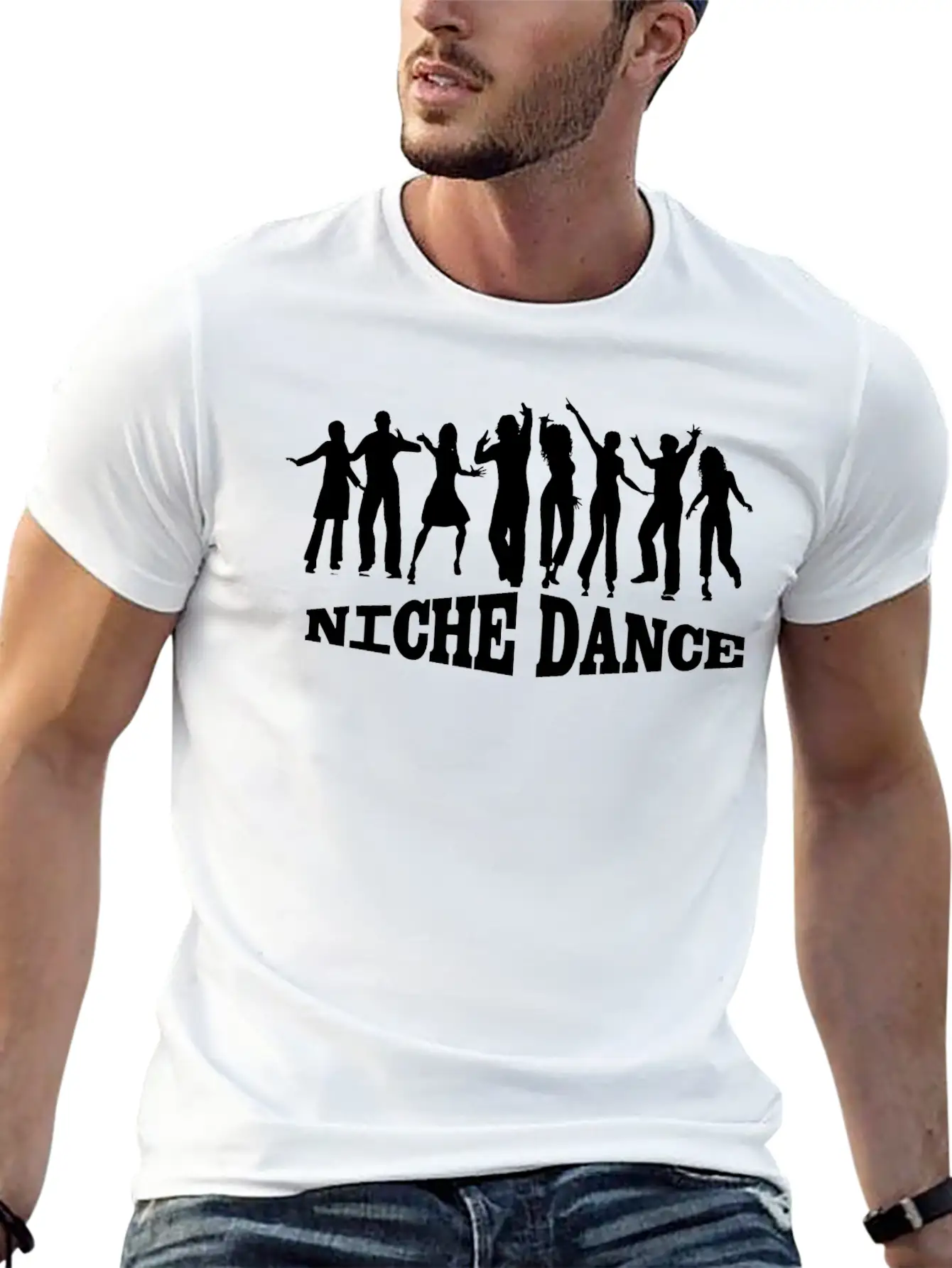 Dancing Unisex Casual T-Shirt – Clean Design For Daily Comfort