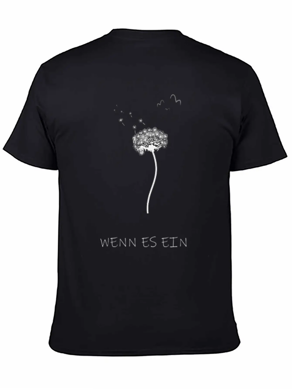 Dandelion Asphalt Saying Breathable Soft Cotton T-Shirt – Timeless Casual Look