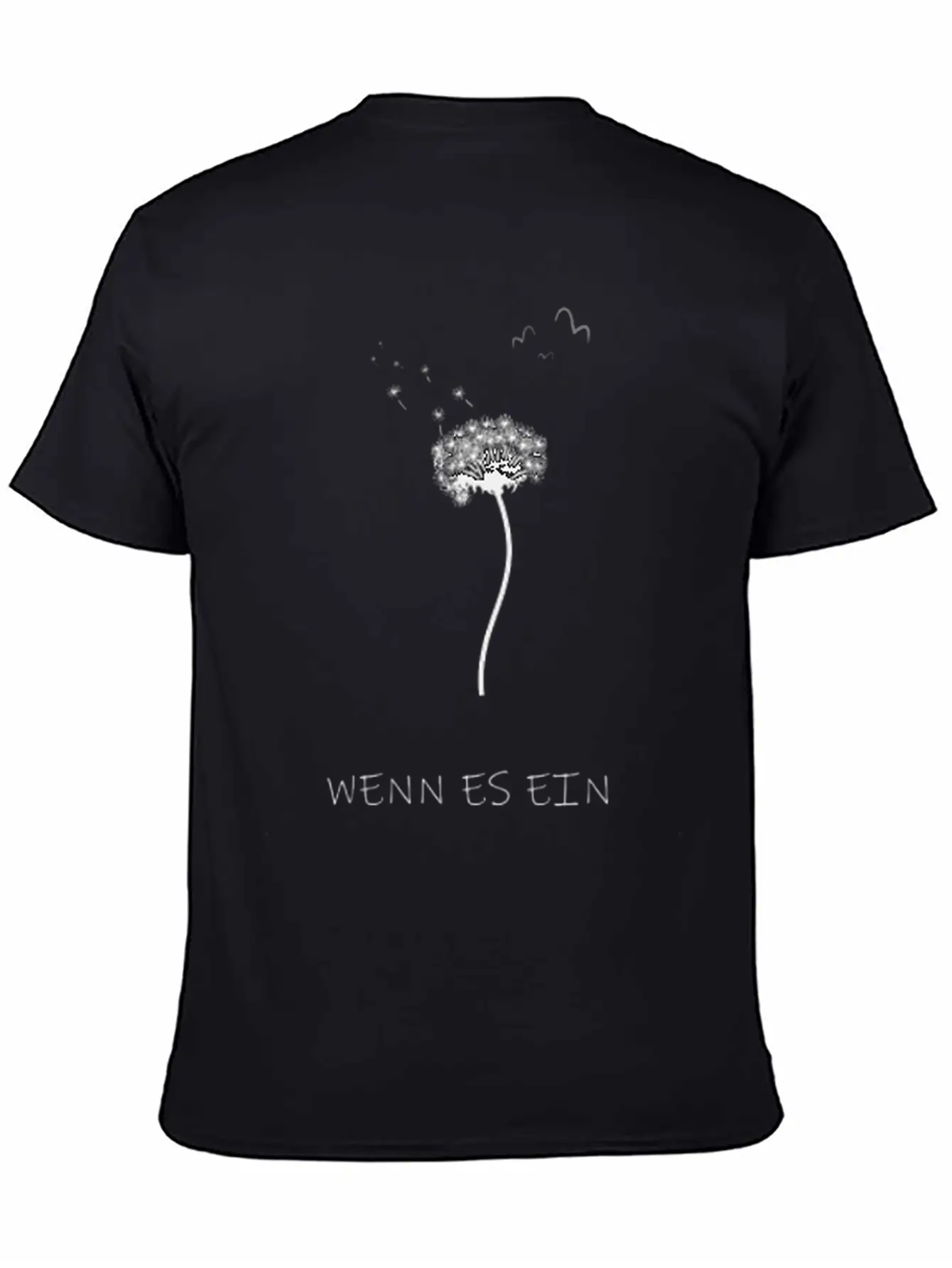 Dandelion Asphalt Saying Breathable Soft Cotton T-Shirt – Timeless Casual Look