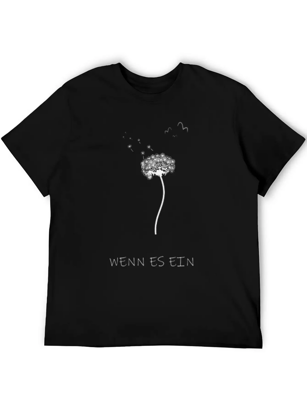 Dandelion Asphalt Saying Breathable Soft Cotton T-Shirt – Timeless Casual Look