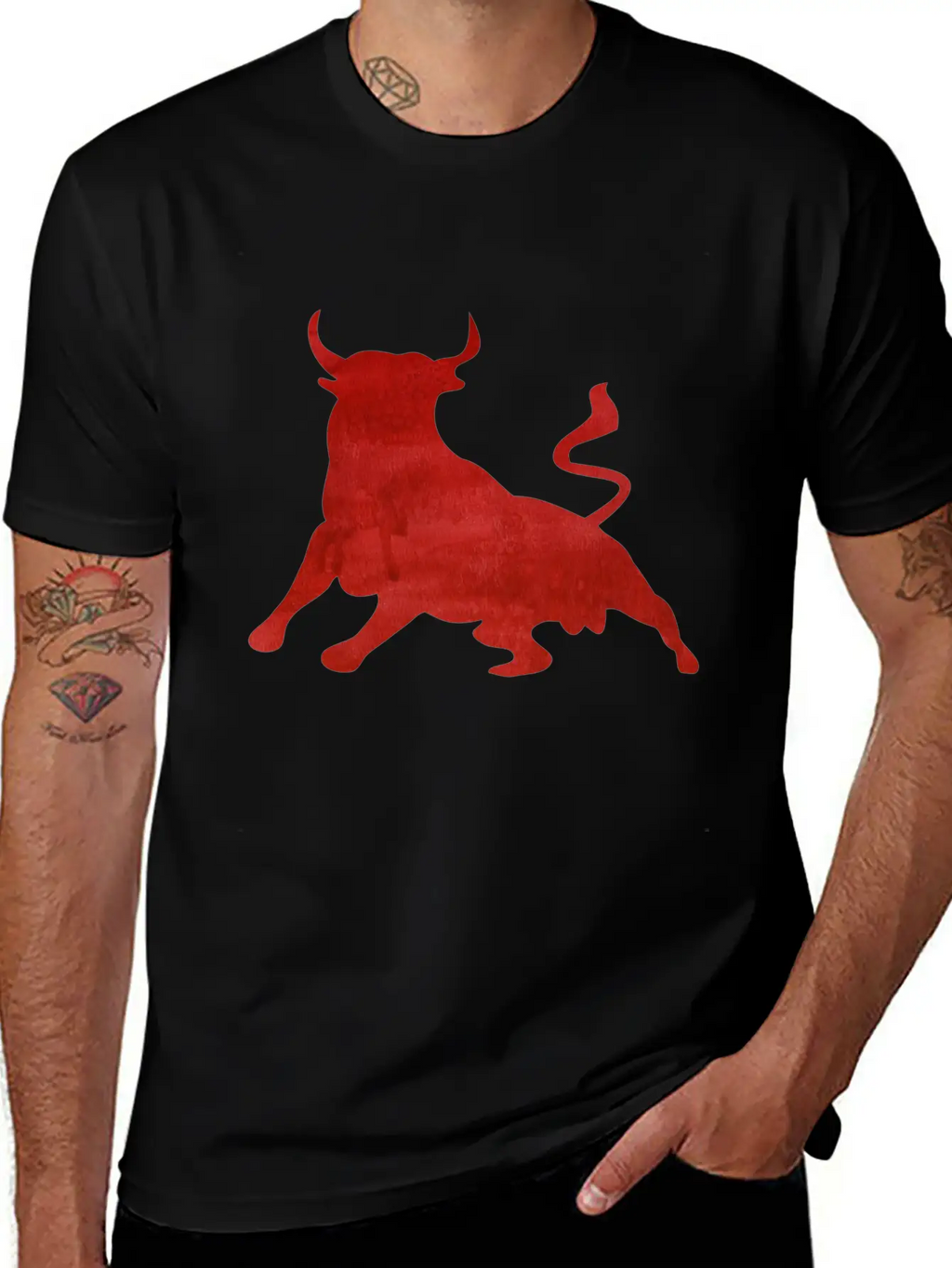 Dangerous Red Bull T-Shirt Breathable Graphic T-Shirt – Perfect For Casual Days
