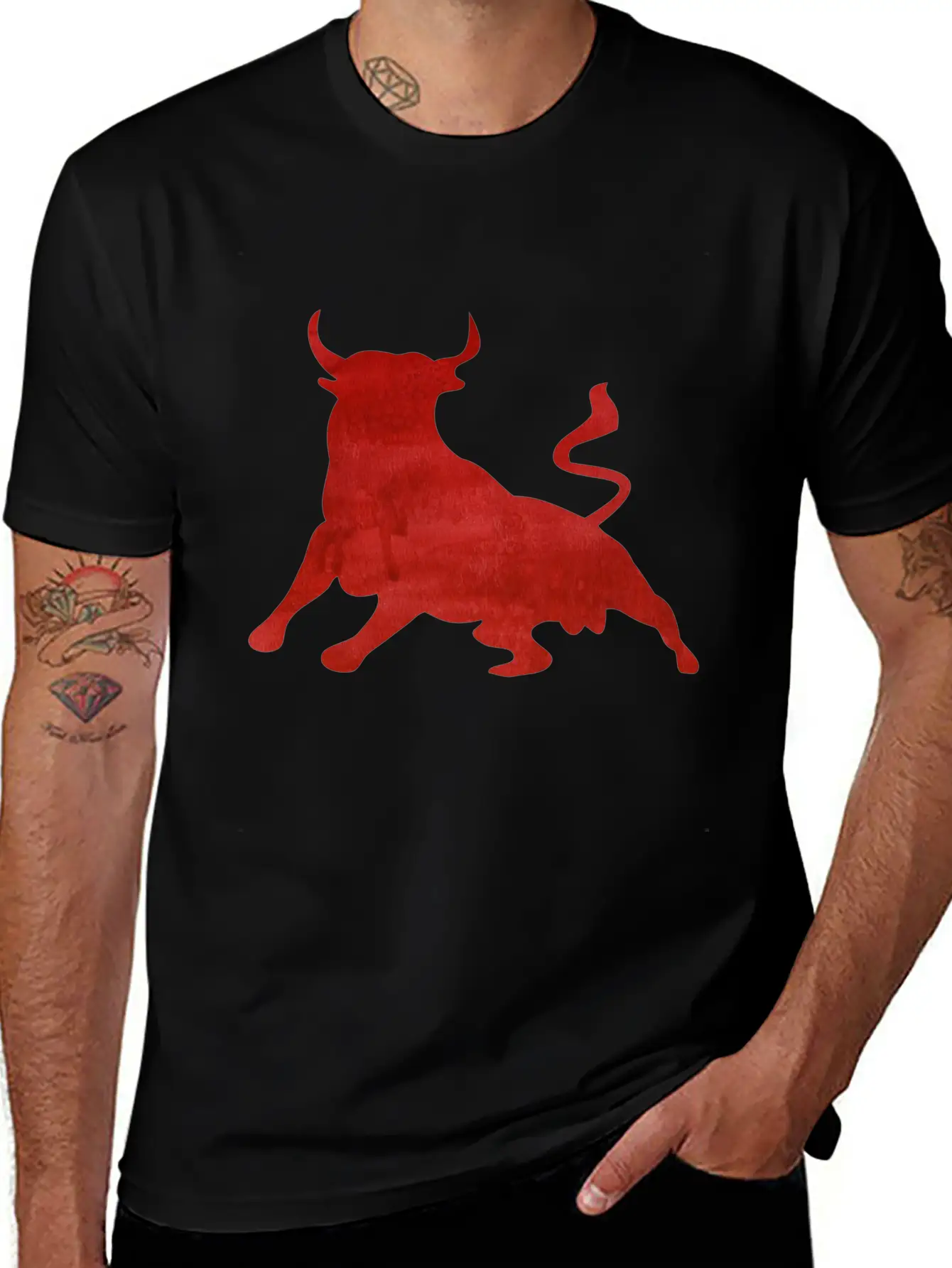 Dangerous Red Bull T-Shirt Breathable Graphic T-Shirt – Perfect For Casual Days