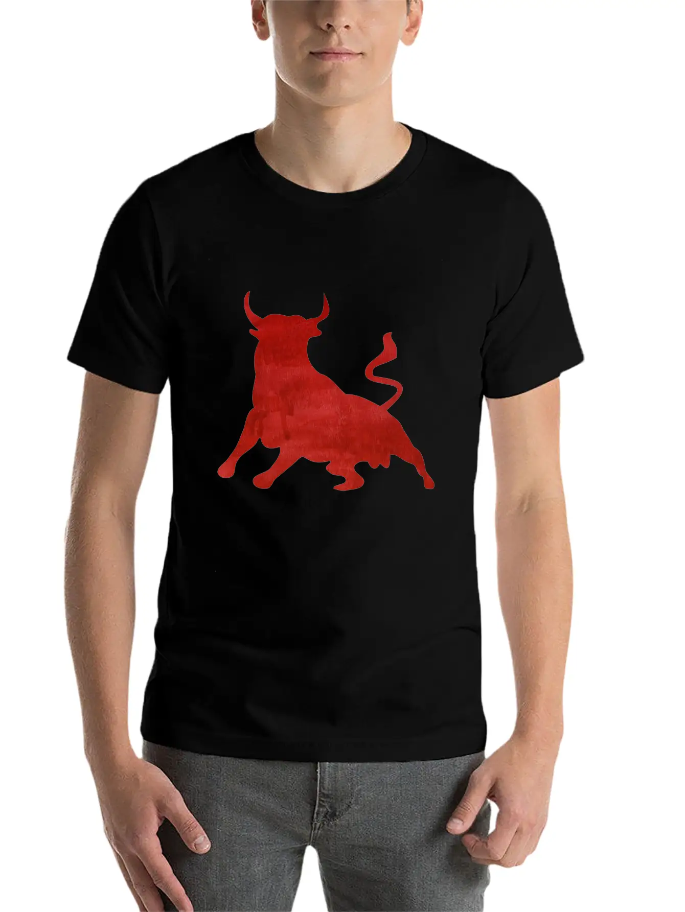 Dangerous Red Bull T-Shirt Breathable Graphic T-Shirt – Perfect For Casual Days