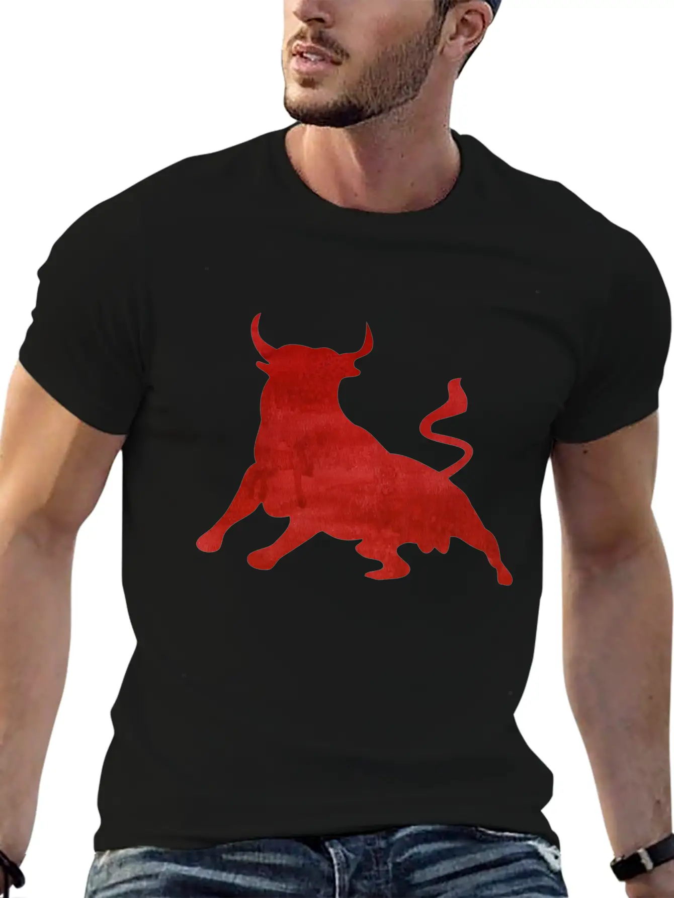Dangerous Red Bull T-Shirt Breathable Graphic T-Shirt – Perfect For Casual Days