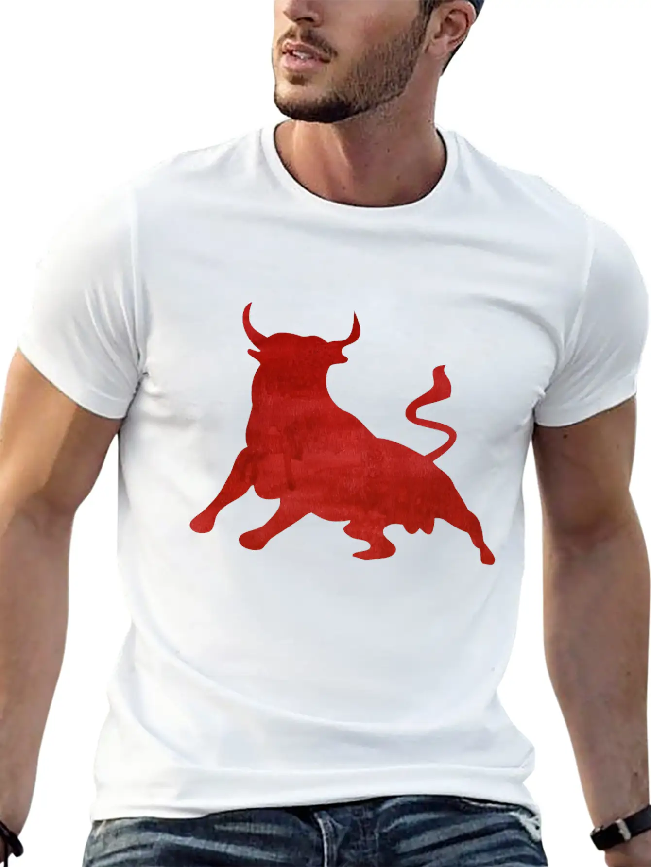 Dangerous Red Bull T-Shirt Breathable Graphic T-Shirt – Perfect For Casual Days