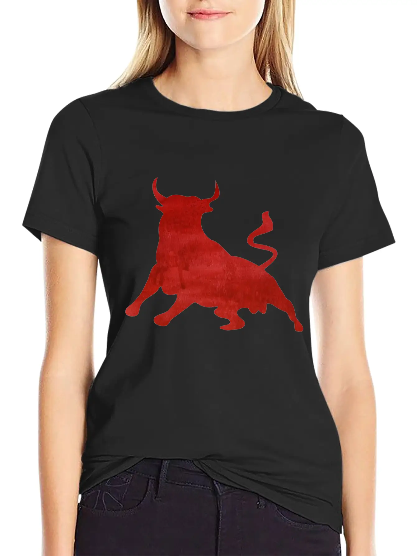 Dangerous Red Bull T-Shirt Breathable Graphic T-Shirt – Perfect For Casual Days