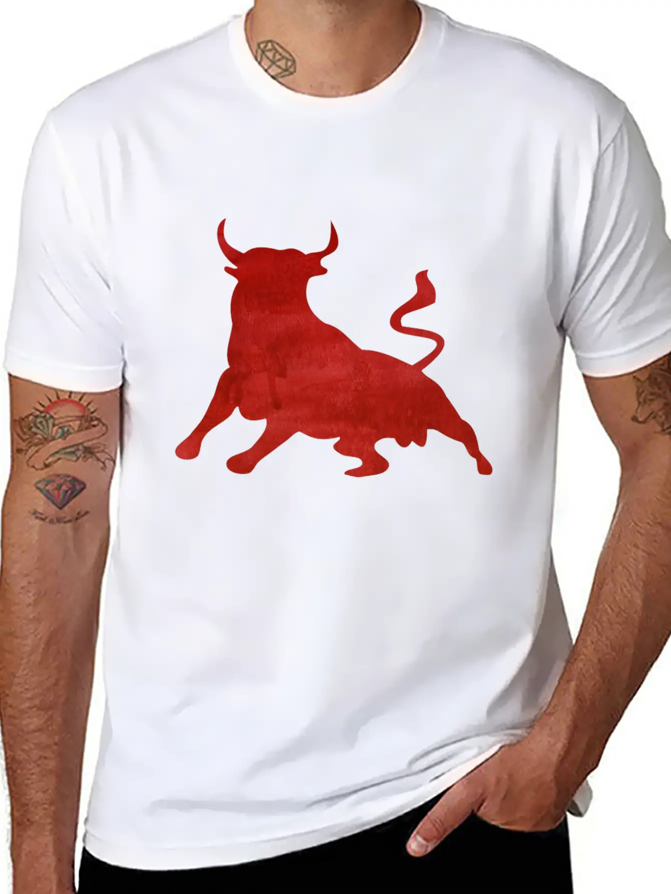 Dangerous Red Bull T-Shirt Breathable Graphic T-Shirt – Perfect For Casual Days