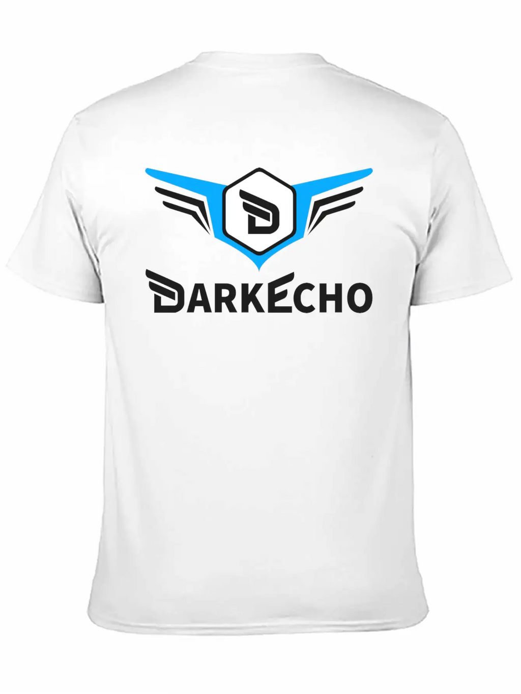 Dark Echo Logo & Name Essential Cotton Tee For Daily Outfits – Unisex Style